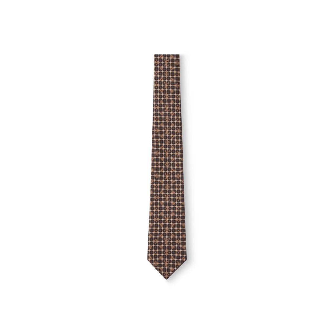 Louis Vuitton ブラウン ネクタイ モノグラム louis-vuitton--